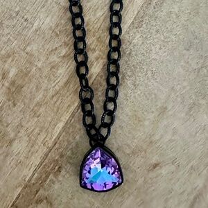 Purple Power Pendant Necklace